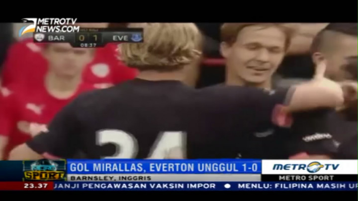 Everton Menang Telak Atas Barnsley 3-0