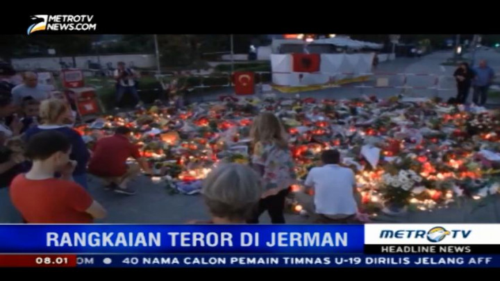 Ribuan Orang Padati Lokasi Penembakan di Munich