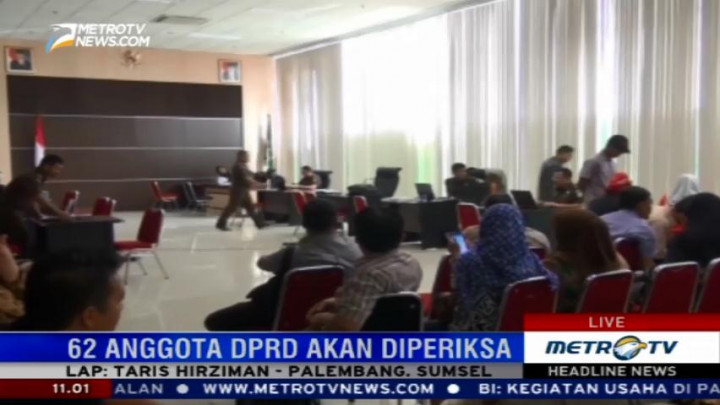Anggota DPRD Sumsel akan Jalani Pemeriksaan Soal Kasus Dana Hibah