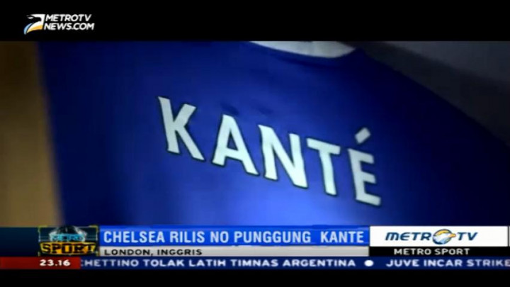 Chelsea Rilis Nomor Punggung N'golo Kante