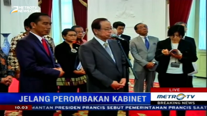 Jokowi Terima Kunjungan Delegasi Jepang di Istana