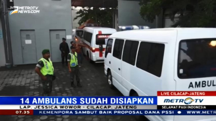 14 Peti Jenazah Masuki Nusakambangan