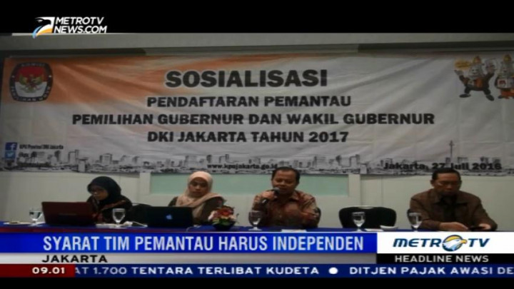 Tim Pemantau Pilkada DKI Berfungsi Meminimalisir Kecurangan