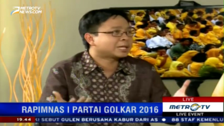 Dukung Jokowi, Konsistensi Golkar Diuji Hingga 2019