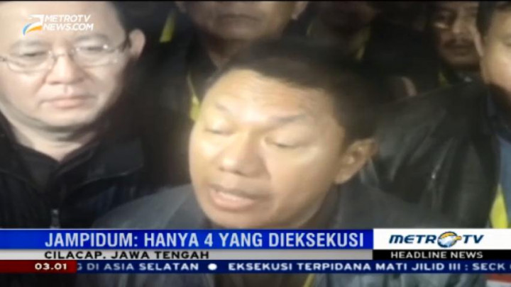 Eksekusi Mati Baru Dilakukan Terhadap Empat Terpidana