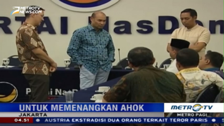 Tiga Parpol dan Teman Ahok Bahas Strategi