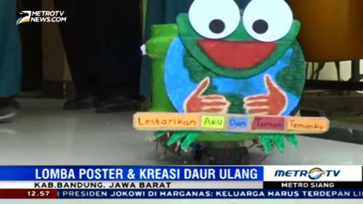 Siswa SMP/SMA se-Kabupaten Bandung Ikuti Lomba Daur Ulang Sampah