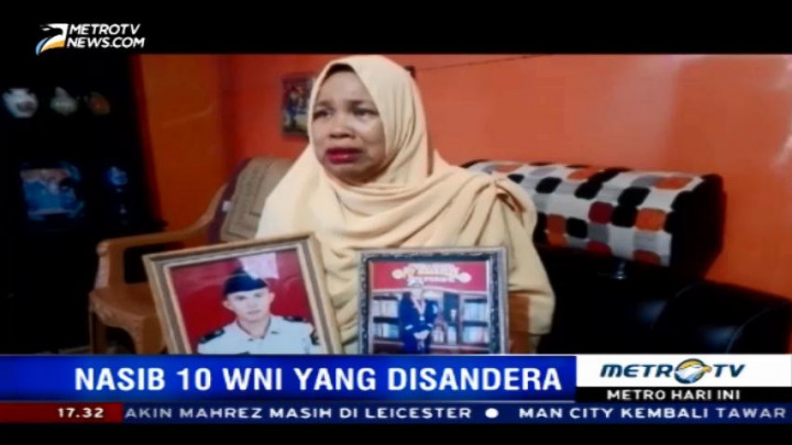 Keluarga Khawatir Belum Ada Informasi Soal Nasib 10 Sandera