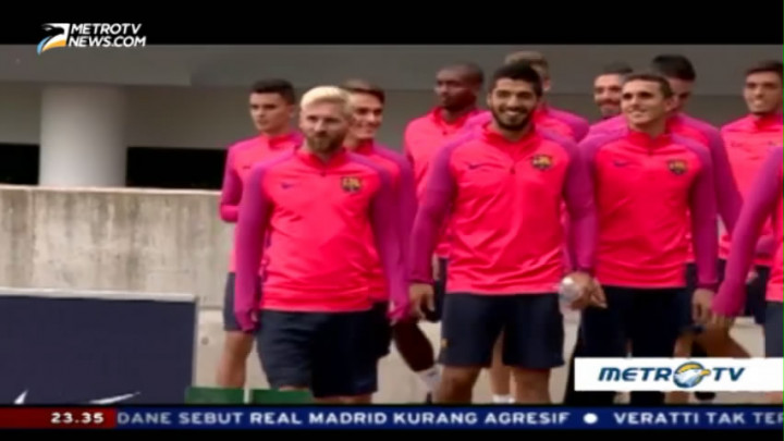 Hadapi Glasgow Celtic di ICC 2016, Barcelona Berlatih Santai