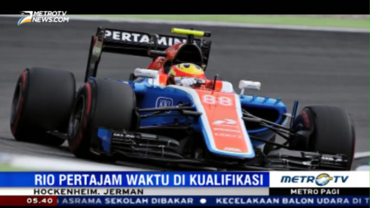 Performa Rio Haryanto Terus Membaik