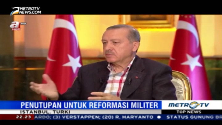 Erdogan akan Tutup Akademi Militer Turki