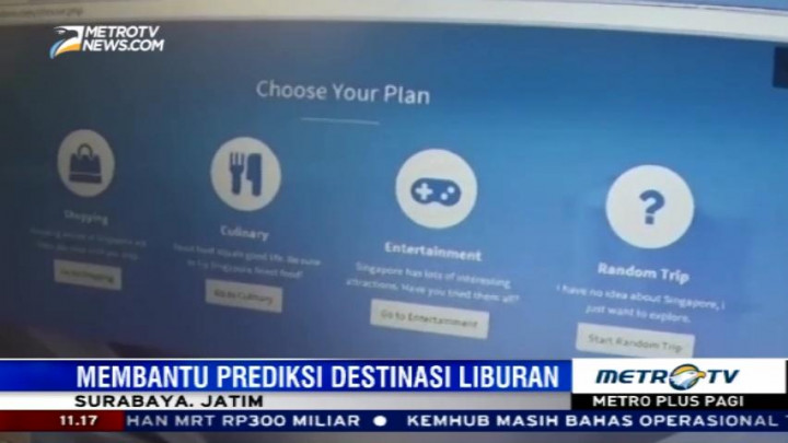 Mahasiswa Surabaya Buat Aplikasi Perencana Liburan