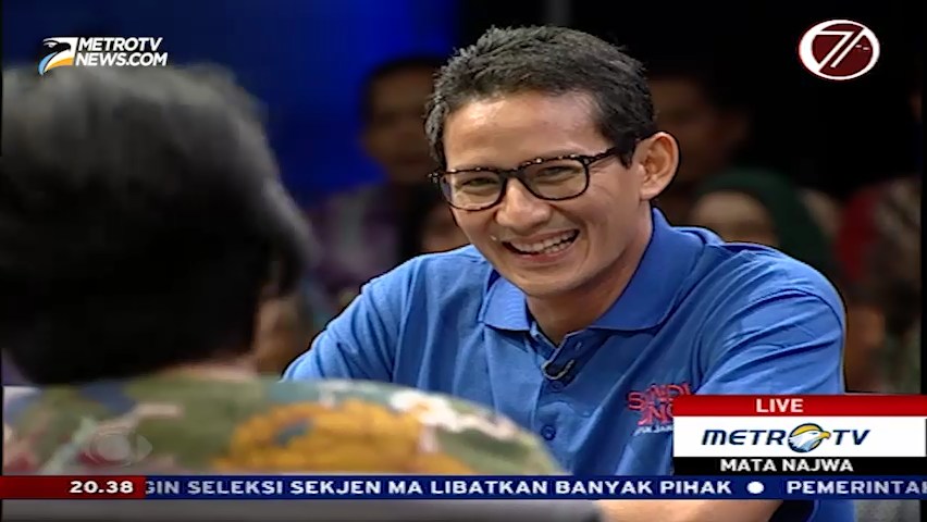 Maju Lawan Ahok, NasDem: Sandiaga Uno Terlalu Kecil
