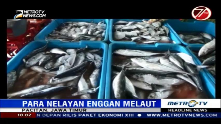 Cuaca Buruk, Harga Ikan di Pacitan Naik Dua Kali Lipat