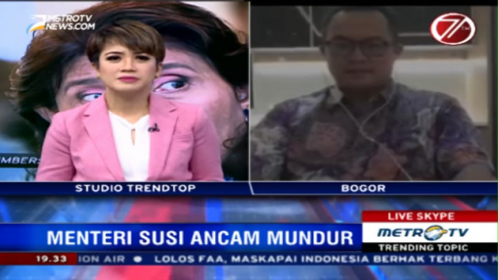 Ancaman Mundur Menteri Susi