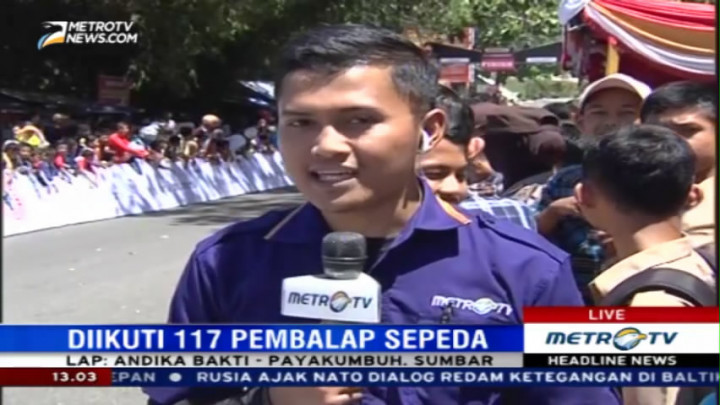 117 Pebalap Ikuti Etape Pertama Tour de Singkarak