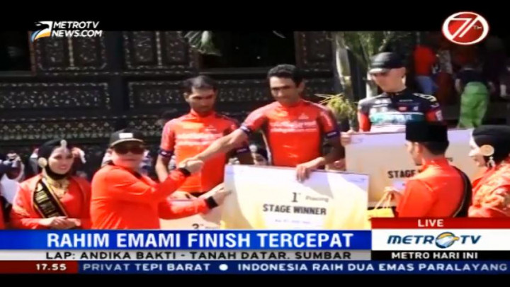 Pembalap Iran Finis Tercepat di Etape 2 Tour de Singkarak