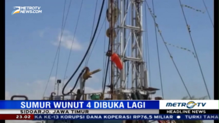 Lapindo Kembali Buka Pengeboran di Sumur Wunut 4