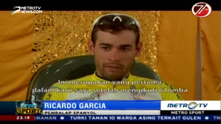 Ricardo Garcia Rebut Yellow Jersey