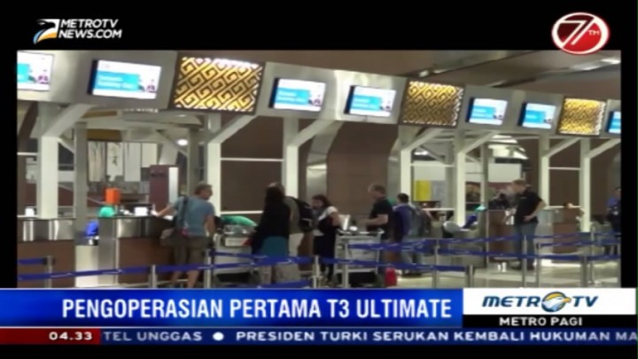 Terminal 3 Ultimate Resmi Beroperasi Hari Ini