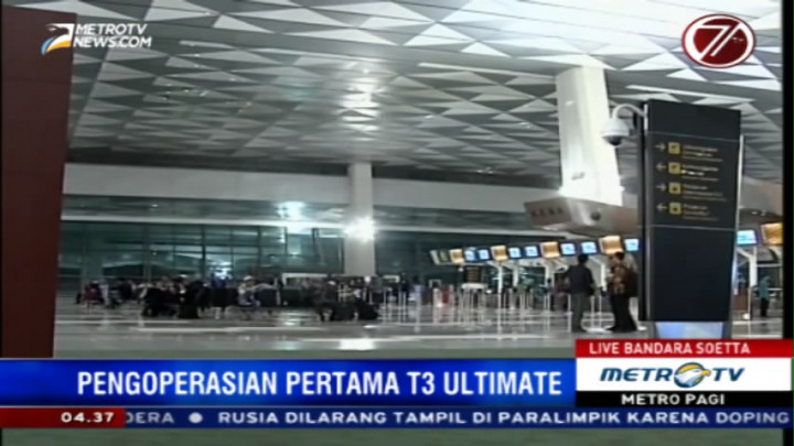 Penumpang Mulai Penuhi Terminal 3 Ultimate