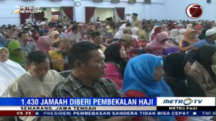Calon Jemaah Haji Semarang Terima Pembekalan