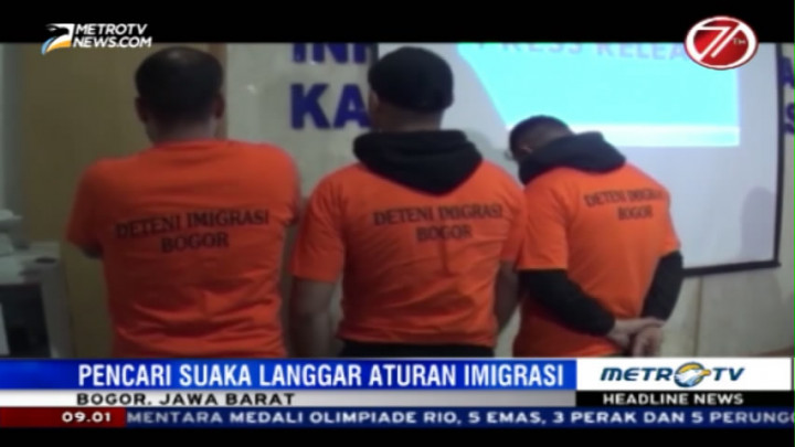 Jadi Tukang Cukur, 6 Imigran Irak Diamankan Petugas Imigrasi