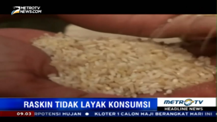 Polisi Temukan 9 Ton Raskin Tak Layak Konsumsi