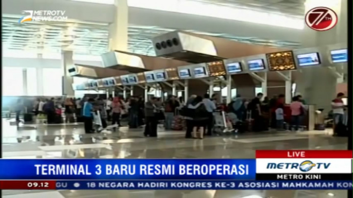 Hari Ini akan ada 300 Penerbangan di Terminal 3 Ultimate