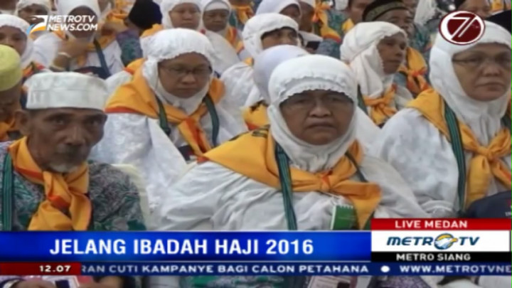 3 Calhaj Medan Gagal Berangkat Kloter Pertama