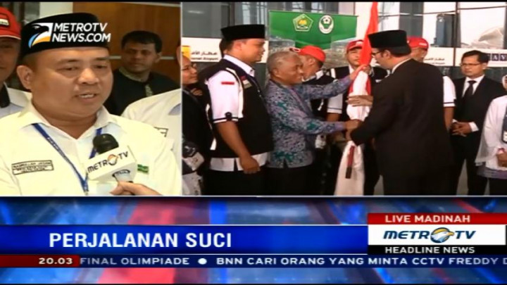 Rombongan Calon Haji Kloter I Tiba di Madinah