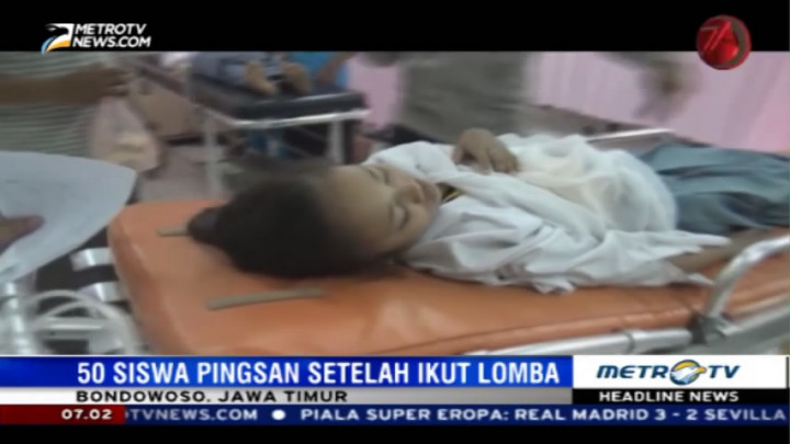 50 Siswa Pingsan Usai Ikuti Lomba Gerak Jalan