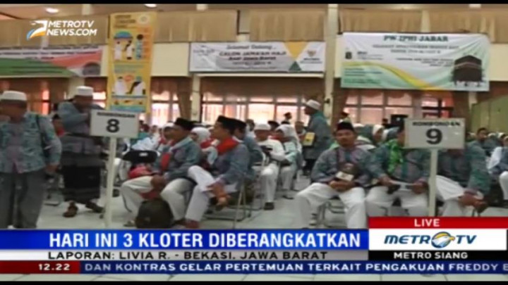 Tiga Kloter Calhaj Asal Jabar akan Diberangkatkan Hari Ini