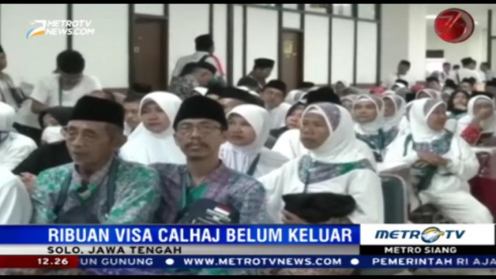 Ribuan Calhaj Embarkasi Solo Terancam Batal Berangkat