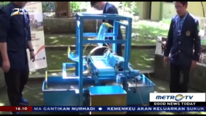 Mahasiswa IPB Merancang Mesin Pengangkat Sampah