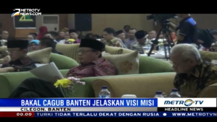 Bakal Cagub Adu Visi Misi di Kongres Rakyat Banten