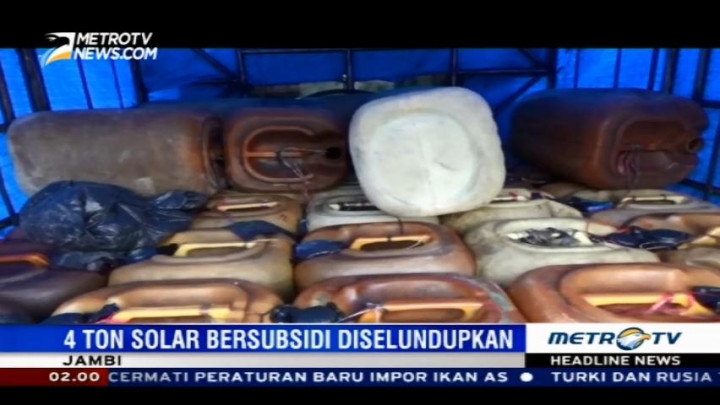 Polres Kerinci Gagalkan Penyelundupan Empat Ton Solar Bersubdisi