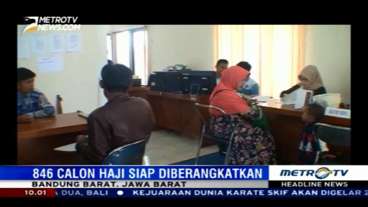 Visa 846 Calon Haji Kabupaten Bandung Barat Rampung