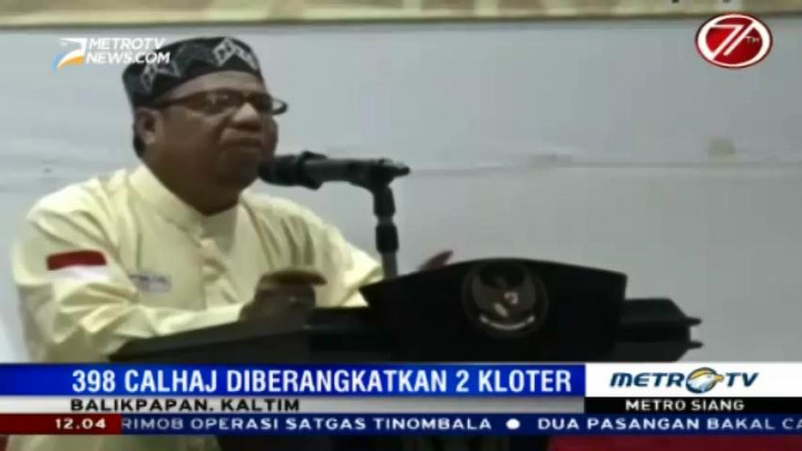 Wali Kota Balikpapan Lepas 398 Calhaj