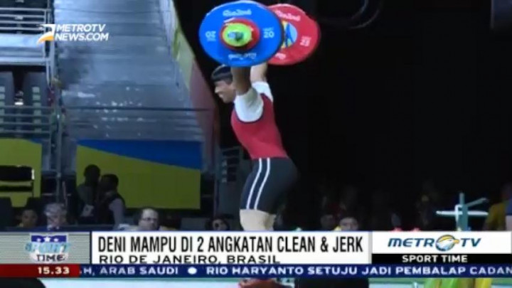 Deni Belum Berhasil Tambah Medali di Cabang Angkat Besi