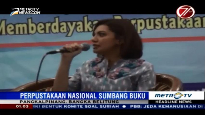 Najwa Shihab Dukung Gerakan Pangkalpinang Membaca