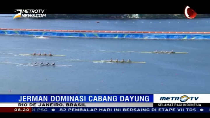 Tim Dayung Jerman Raih Medali Emas