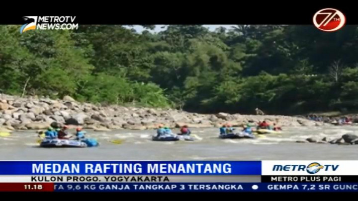 Sensasi Rafting di Kali Progo