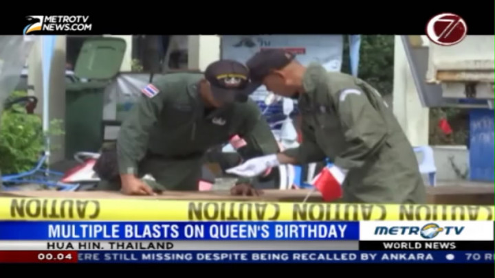 Multiple Blasts Hit Thailand on Queen's Birthday