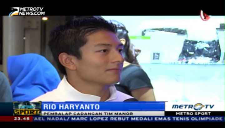 Komentar Rio Haryanto Usai Jadi Pembalap Cadangan Tim Manor