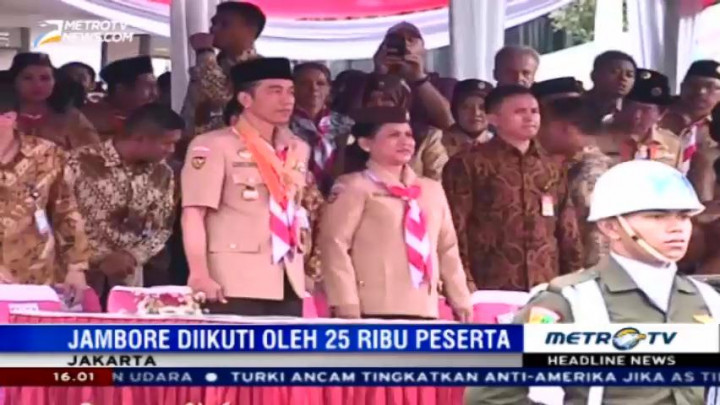 Jokowi Buka Jambore Nasional X