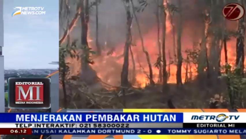 Menjerakan Pembakar Hutan