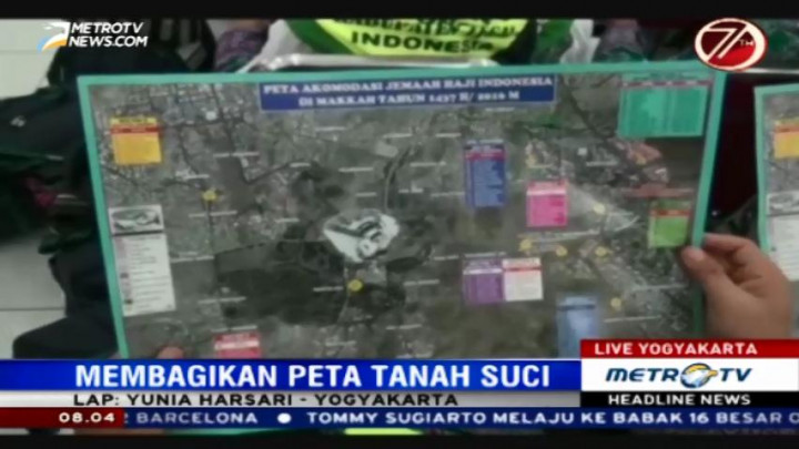 Kementerian Agama Bagikan Peta Tanah Suci