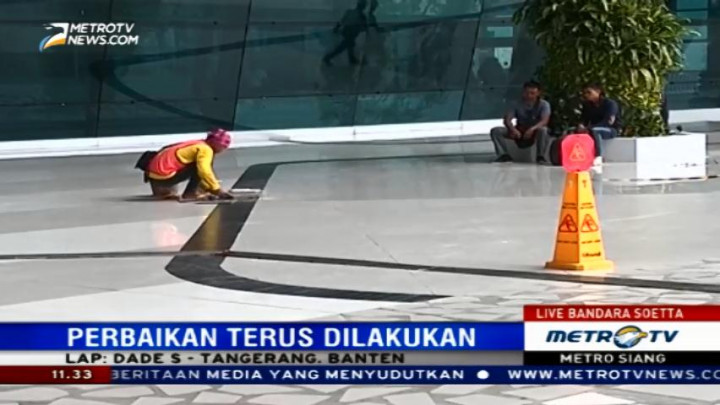 Sejumlah Titik di Terminal 3 Ultimate Masih Diperbaiki