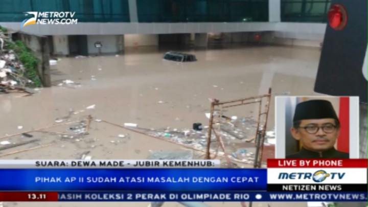 Kemenhub: Banjir di Terminal 3 Soetta Tidak Pengaruhi Area Penerbangan